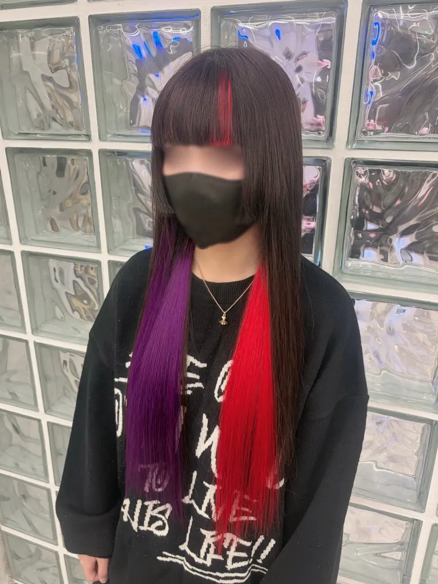 ロング エクステ 三尾 樺緒のヘアスタイル