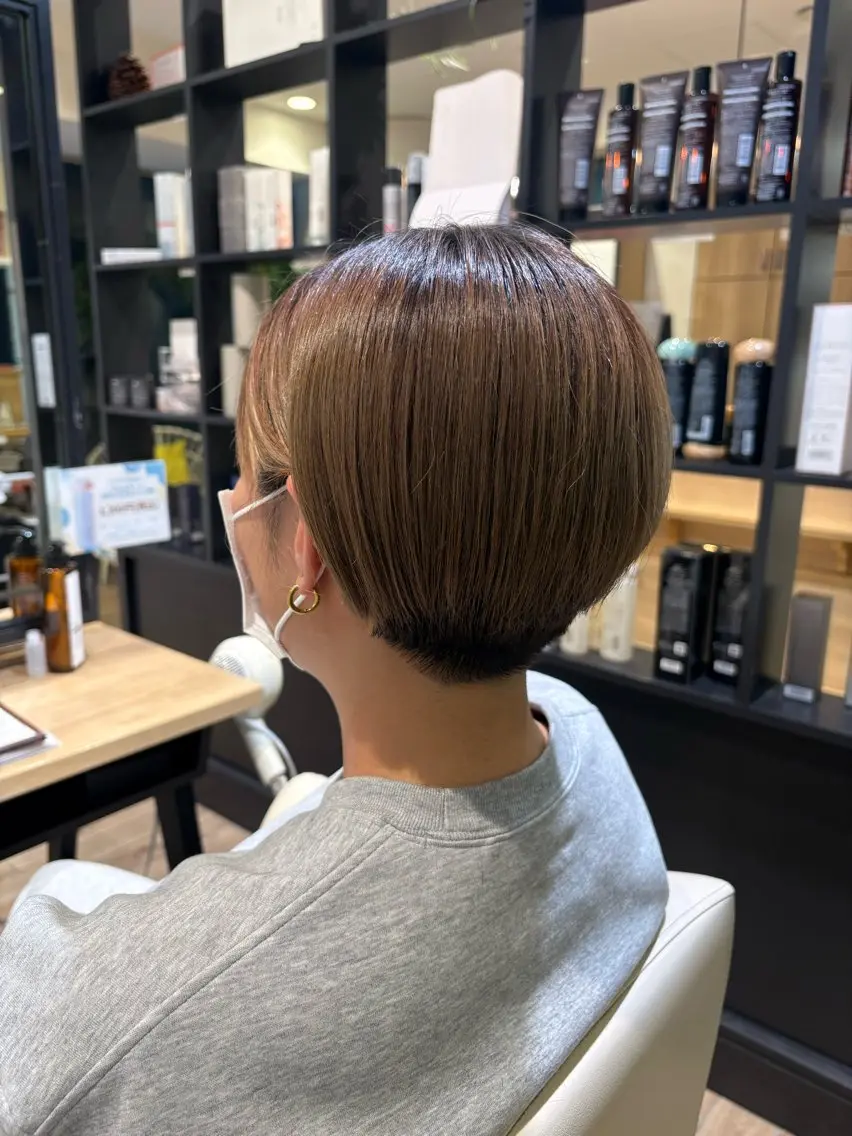 ショート ショートヘア 梅沢 優羽のヘアスタイル