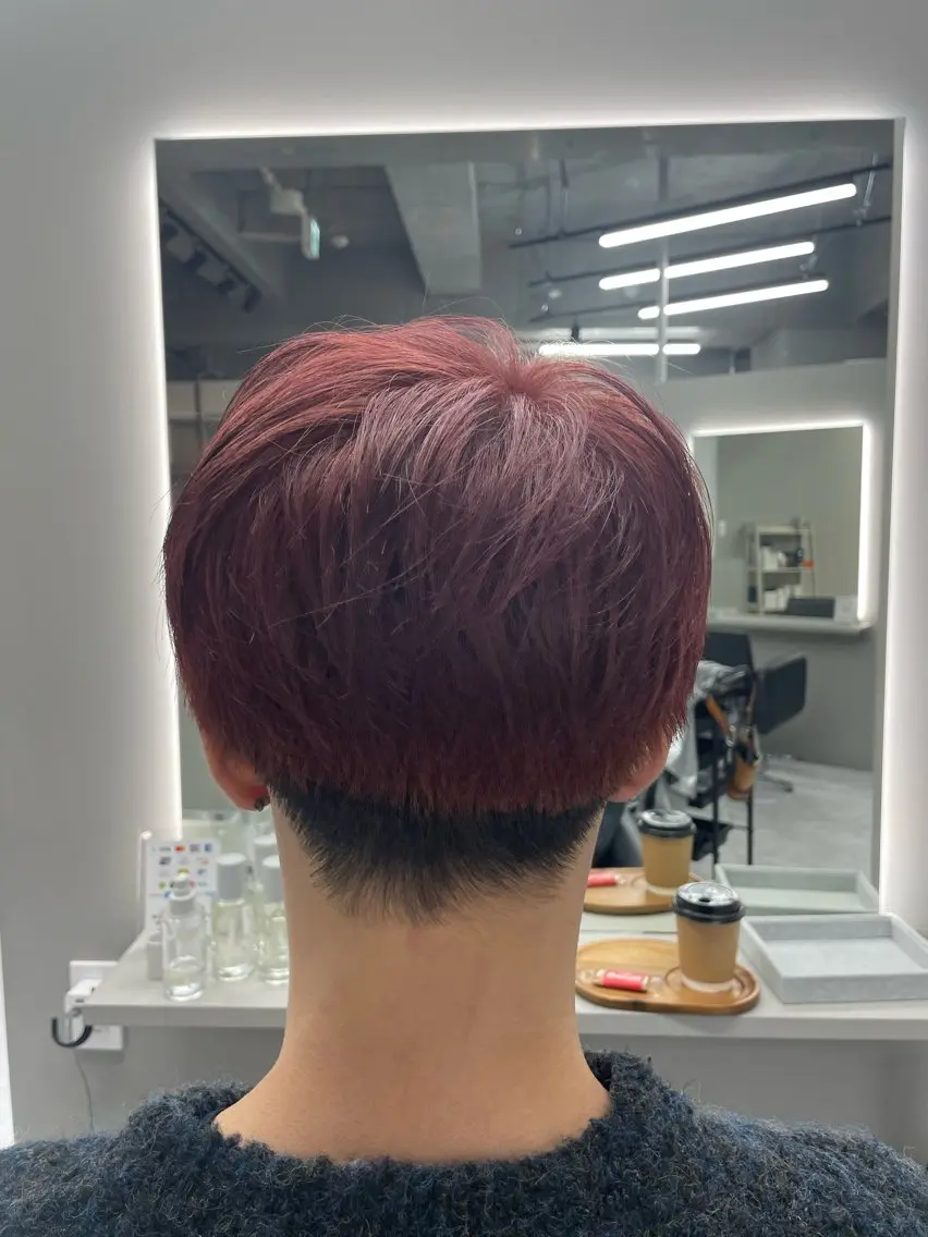 ショート カラー メンズ カット ヘアカラー ✨中野✨髪質改善✨ 野口虎剛のヘアスタイル