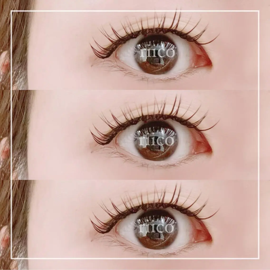 マツエク・マツパ KNACK eye lash RISAのマツエク・マツパデザイン