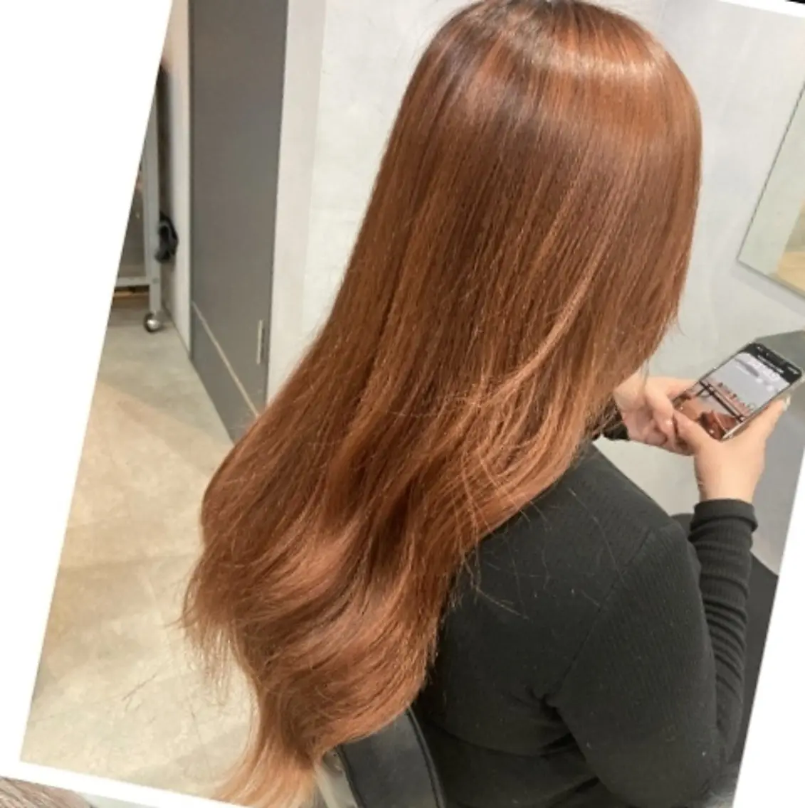 ロング カラー ハイトーンカラー SOURCE 塚口 吉武 宙のヘアスタイル