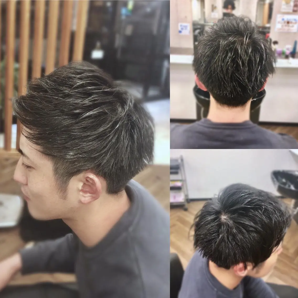 ショート メンズ 刈り上げ カット ヘアセット 前田賢生 ご新規様はNGのヘアスタイル