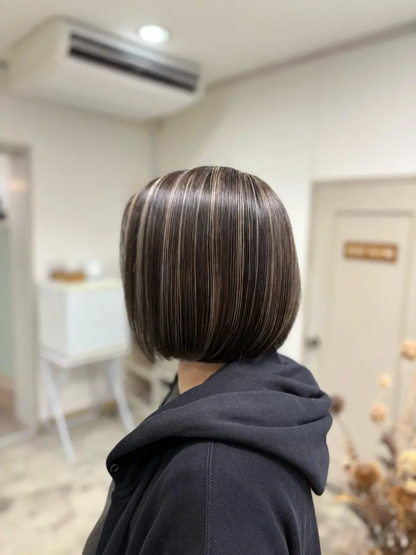 カラー ハイライトカラー ヘアカラー SHANKS HAIRのヘアスタイル