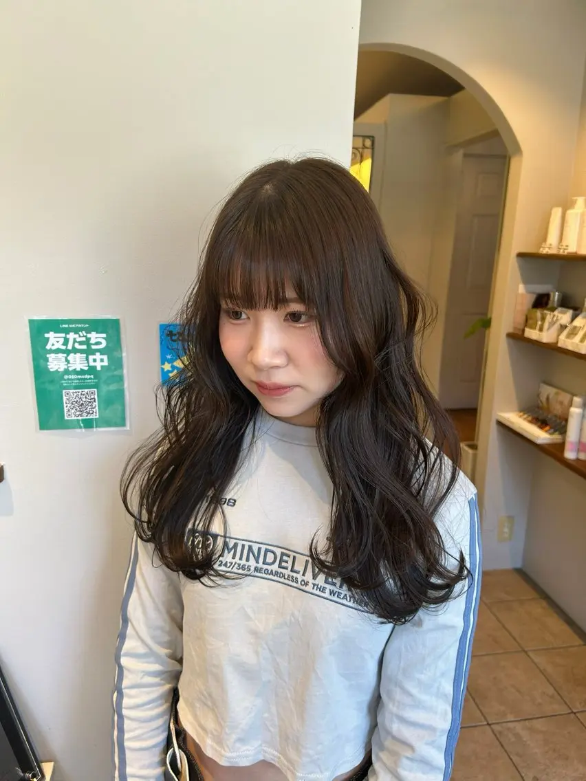 ロング 艶髪カラー×髪質改善 🎀中島鈴菜のヘアスタイル