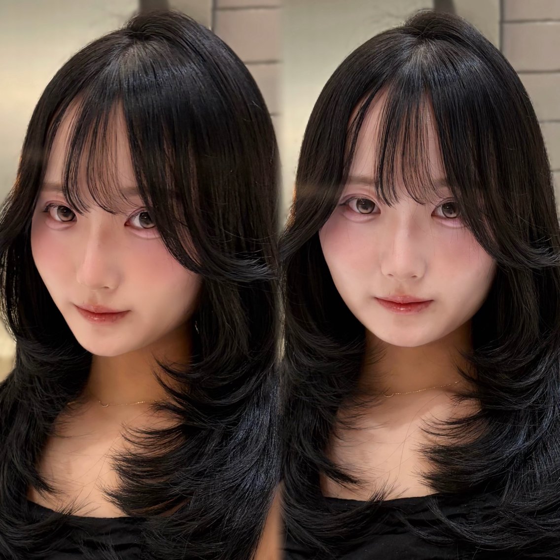 セミロング カラー レイヤーカット RAIRA💖韓国/ レイヤー‧₊˚✧のヘアスタイル