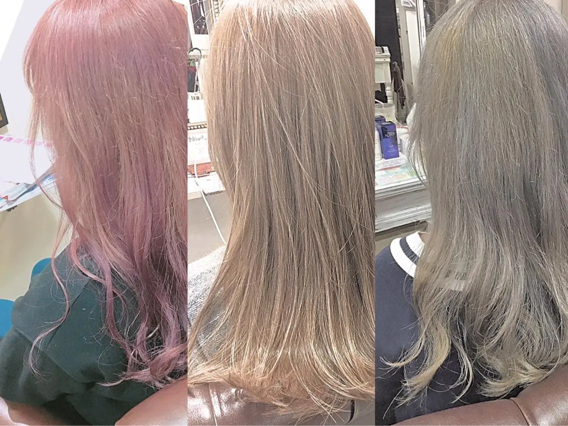 ロング ヘアカラー トリートメント ハイトーンカラー♡ yuのヘアスタイル
