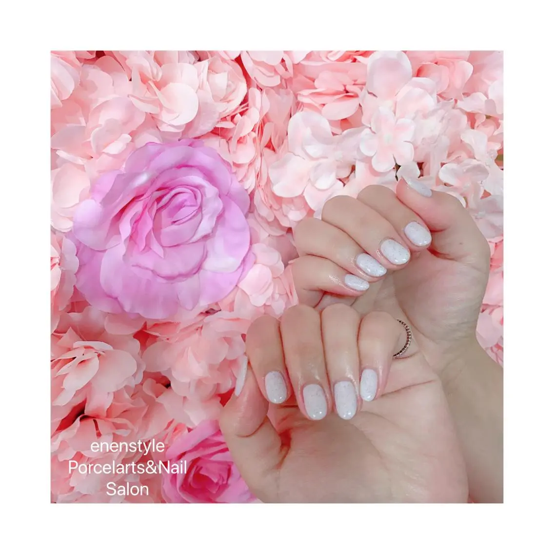 ショート ネイル ジェルネイル ニュアンスネイル オフィスネイル ワンカラーネイル パラジェル 🐾enen style 🐾のネイルデザイン