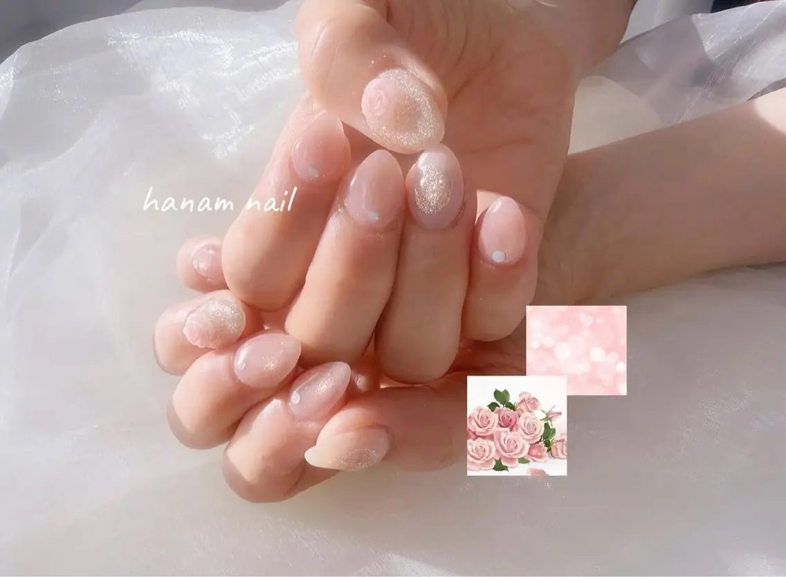 ネイル hanam nail 🌿🩵ハナムネイルのネイルデザイン