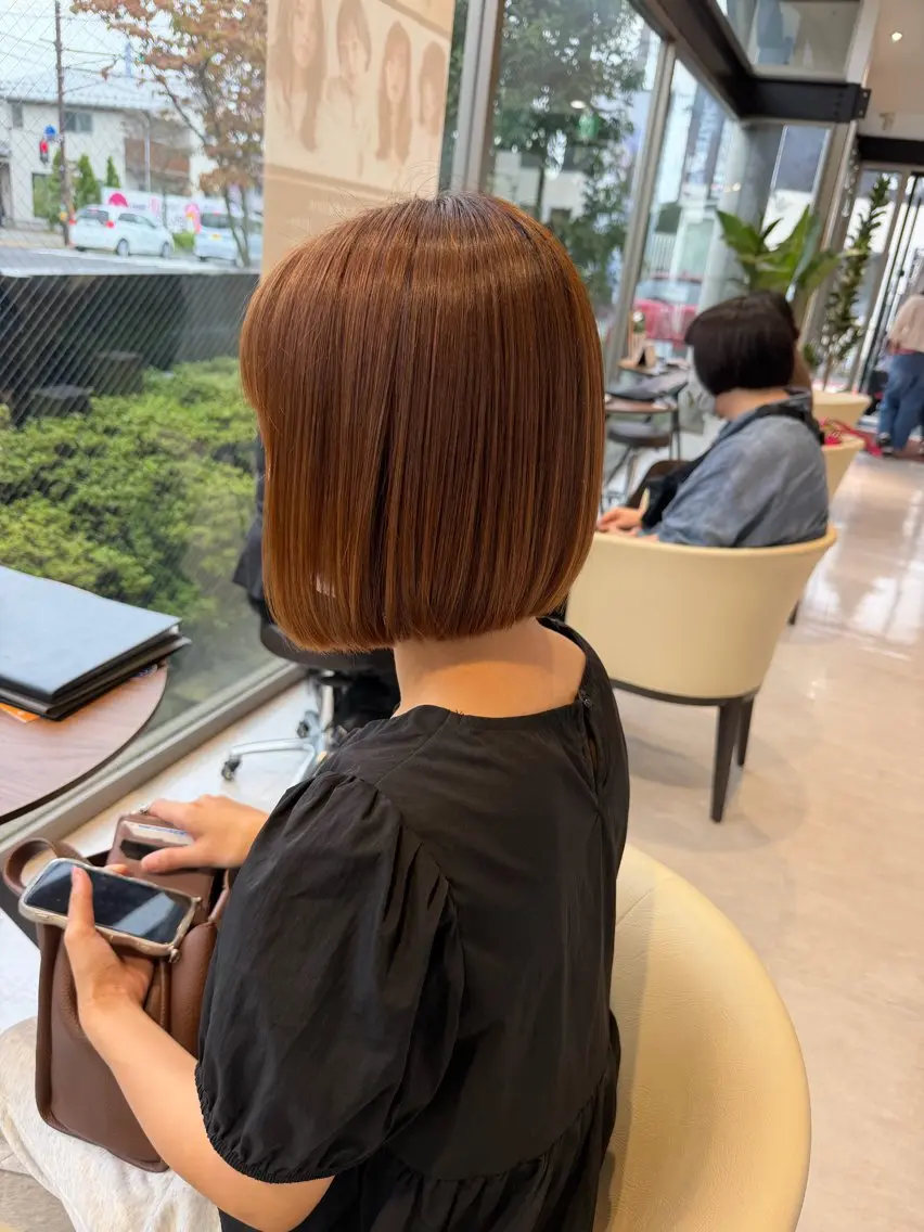 パーマ 縮毛矯正 カット 縮毛矯正 ワダ モエナのヘアスタイル