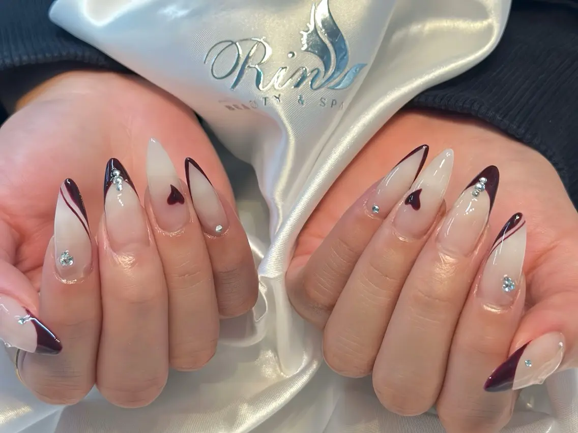ネイル アートネイル ハロウィン ロングネイル スカルプネイル ネイルチップ ハンドネイル Rin Nail 新大久保店のネイルデザイン