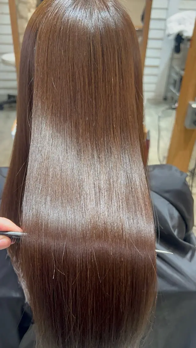 ロング カット ヘアカラー トリートメント 武蔵小杉/縮毛矯正 髪質改善/大森勝馬のヘアスタイル