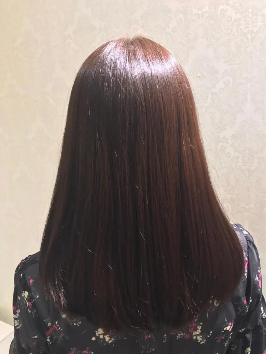 カット & つやサラ☆縮毛矯正 & クイックトリートメントの写真