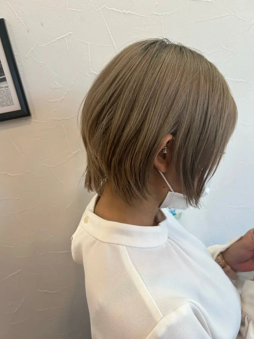ショート カラー FEEL HILL S店廣中将也のヘアスタイル