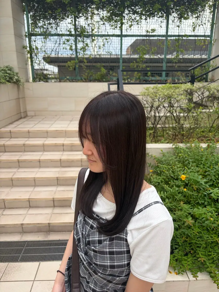 ロング ヘアカラー 🎀ноиокa🎀 レイヤー×暖色カラーのヘアスタイル