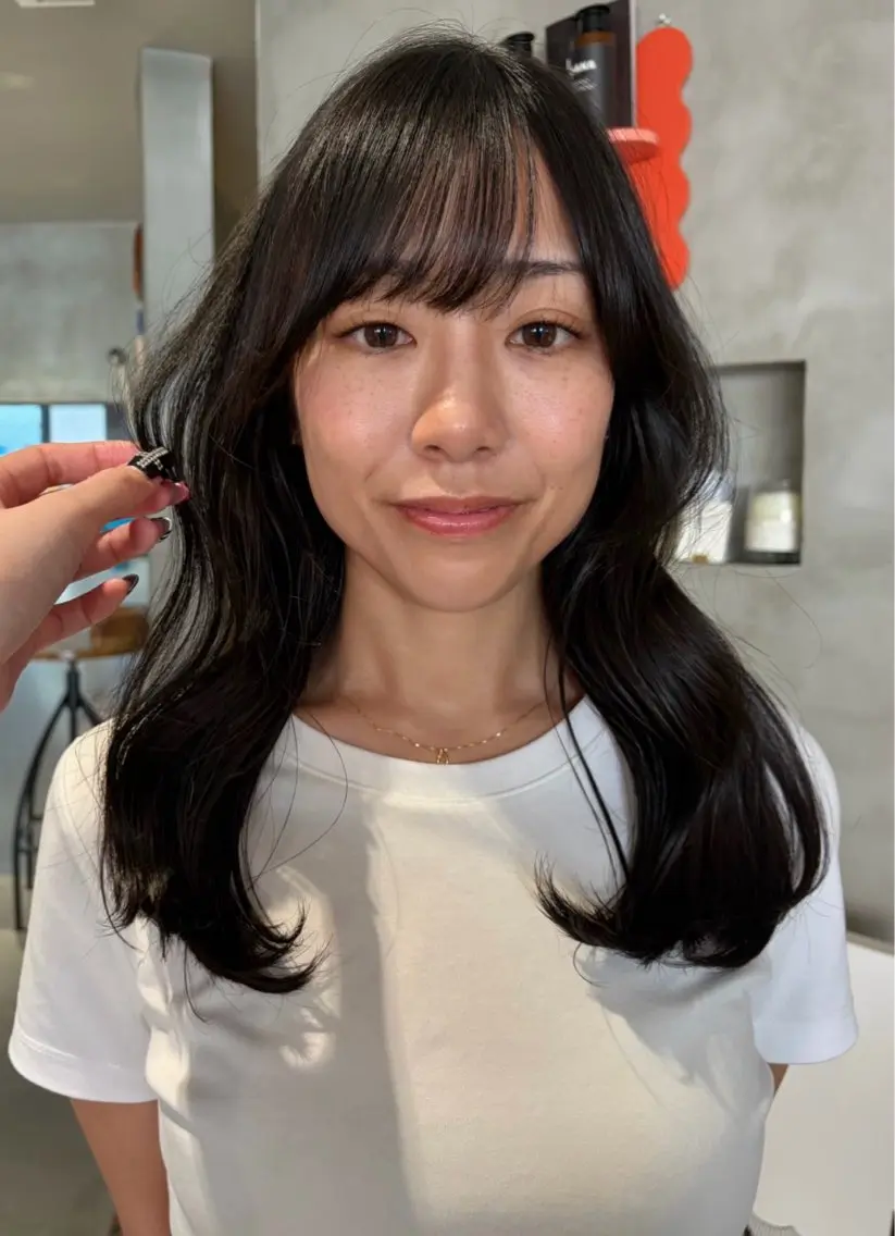 ロング くびれヘア ⟡.·結/心斎橋 /カラーモデル募集中のヘアスタイル