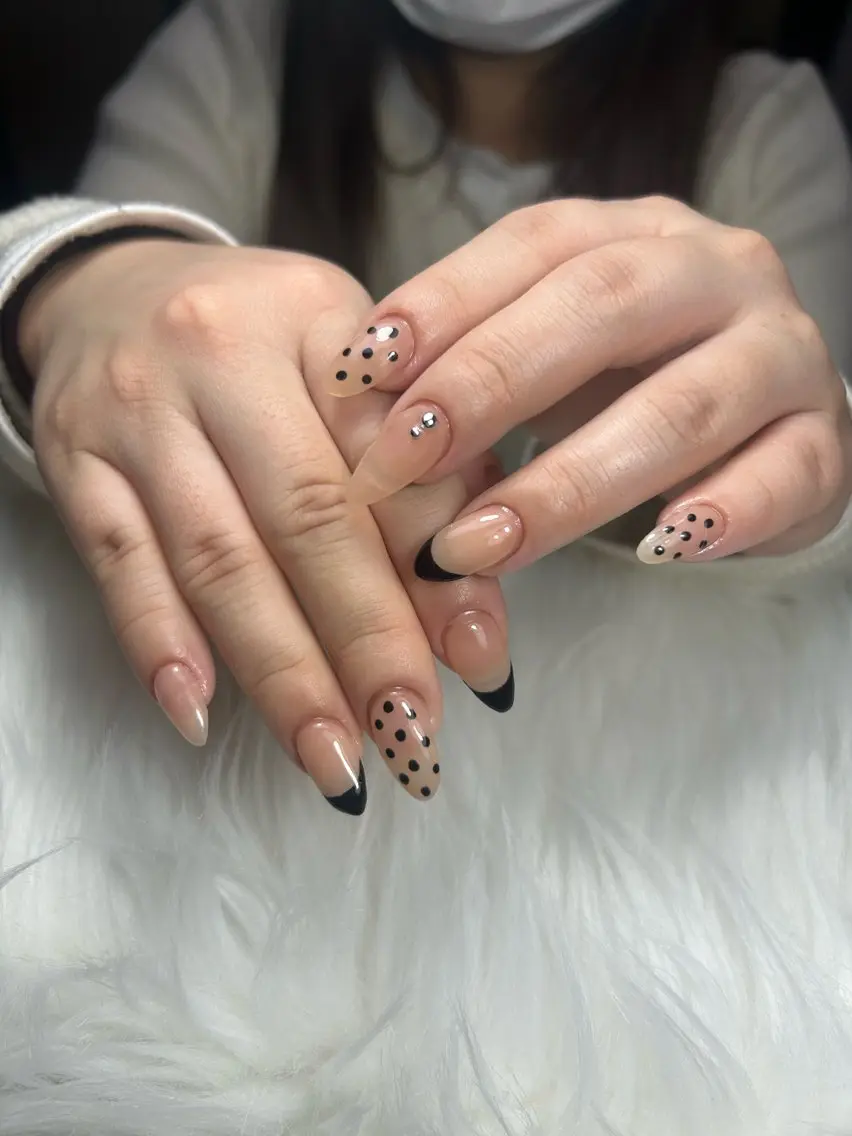 セミロング ハンドネイル 古賀 はるみのネイルデザイン
