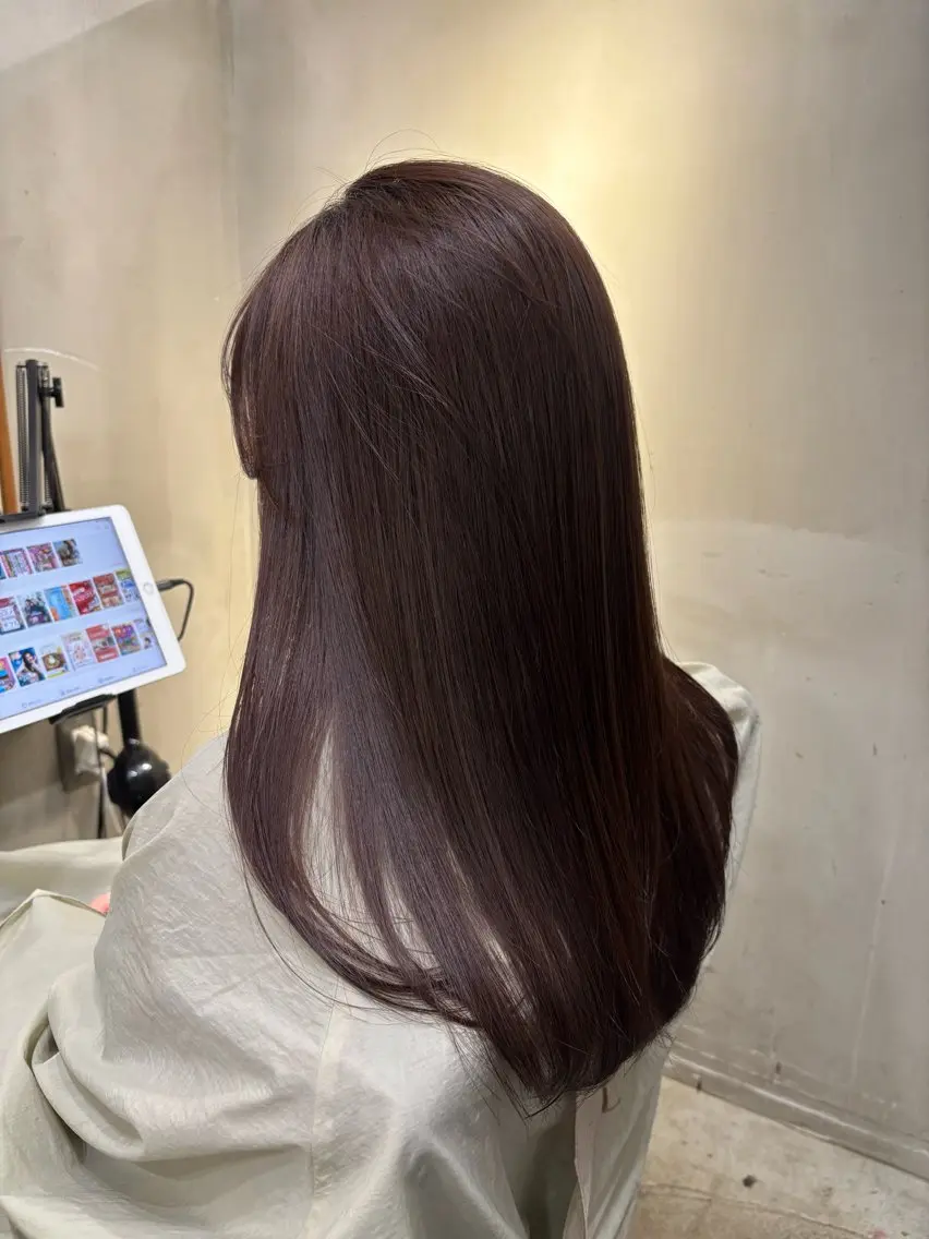 ロング カラー ブラウンカラー ヘアカラー 中園康 /カラー/ブリーチのヘアスタイル