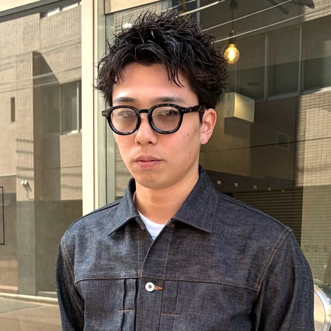 ショート パーマ メンズ ✂︎メンズ特化船橋 パーマ優希のヘアスタイル