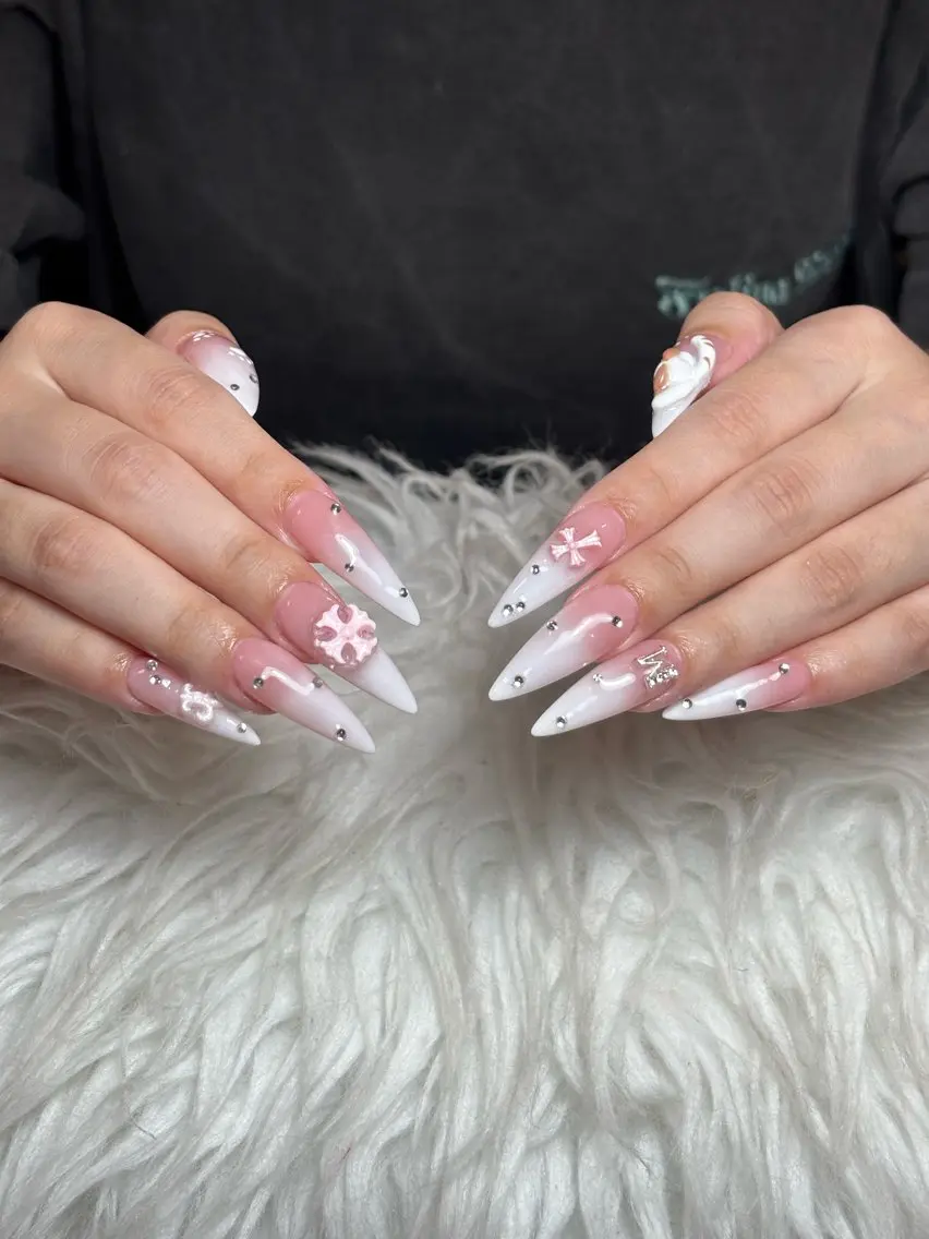 ネイル キラキラネイル 韓国ネイル マグネットネイル 夏ネイル ワンホンネイル ハンドネイル Sully Nail  Labのネイルデザイン