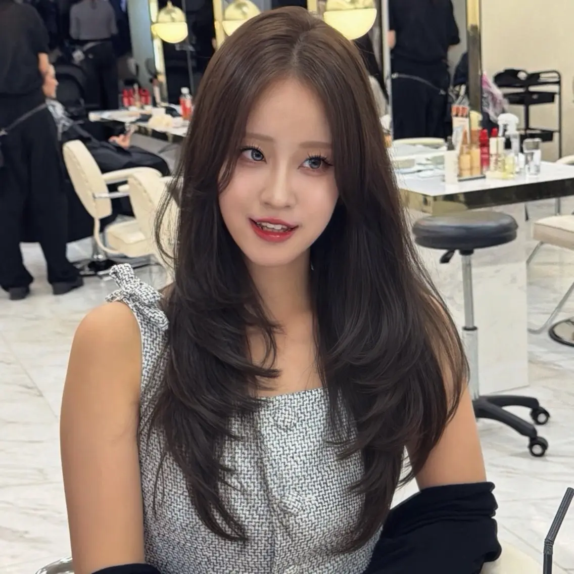 ロング カット hiyori🎀 トレンドレイヤーのヘアスタイル