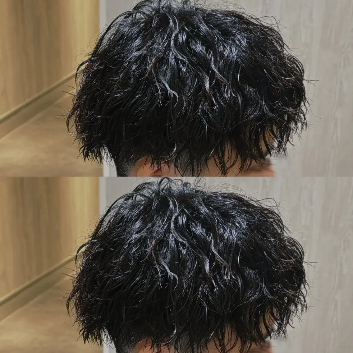 メンズ パーマ 水野 杏香のヘアスタイル
