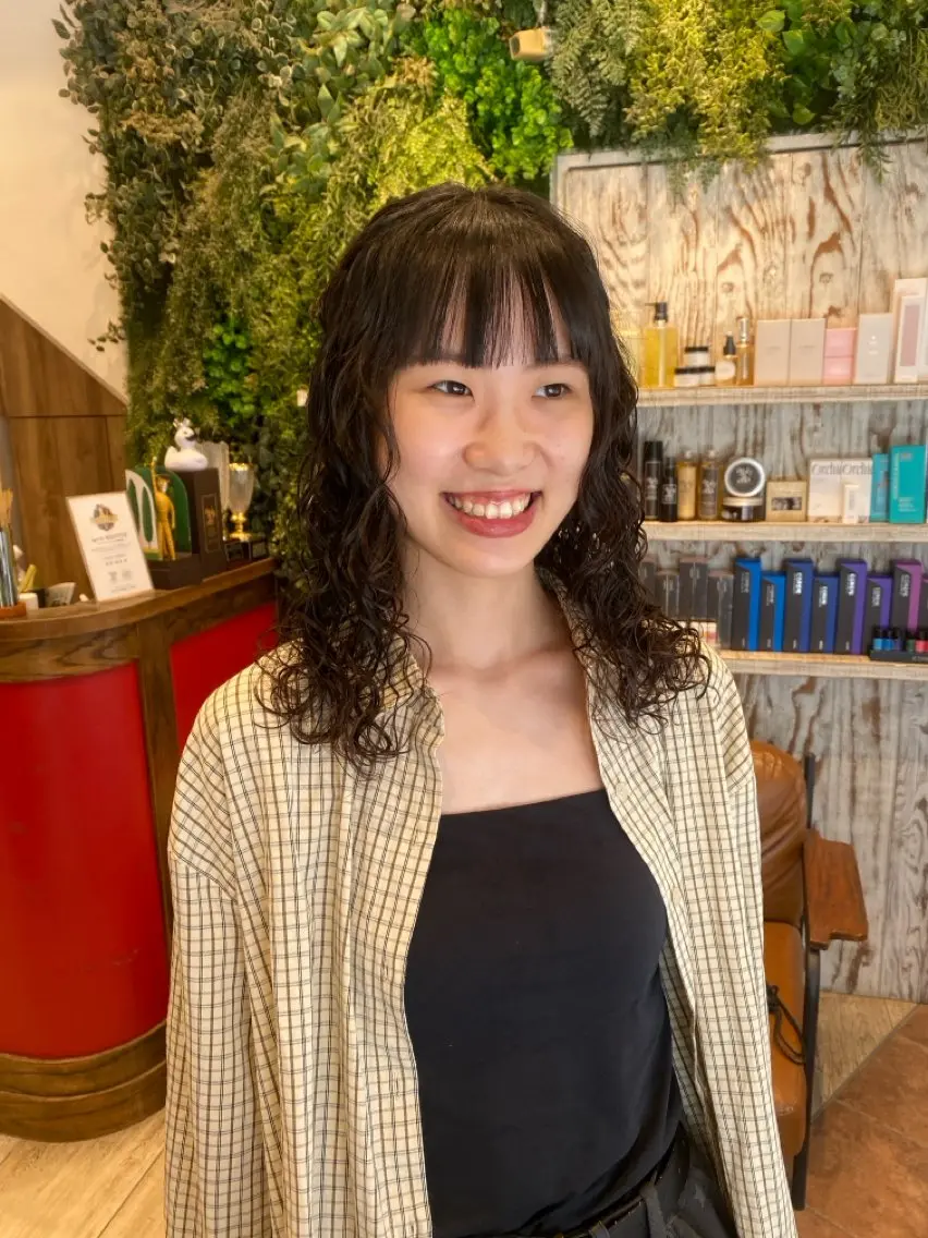 セミロング カット パーマ 🌀ボブ/ミディアム /パーマ🌀ayaのヘアスタイル