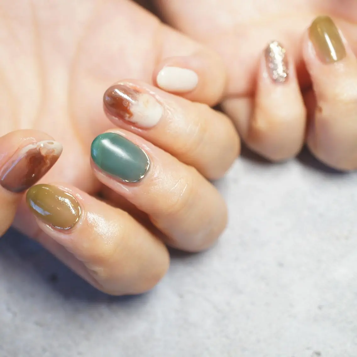ネイル ワンカラーネイル ハンドネイル MIU nailのネイルデザイン