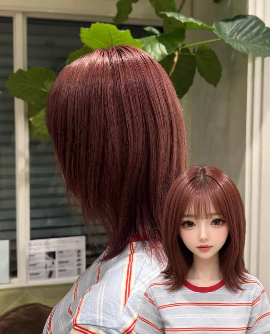 カラー ピンクカラー ローズカラー カット ヘアカラー 亀有✂️正路 彩夏のヘアスタイル