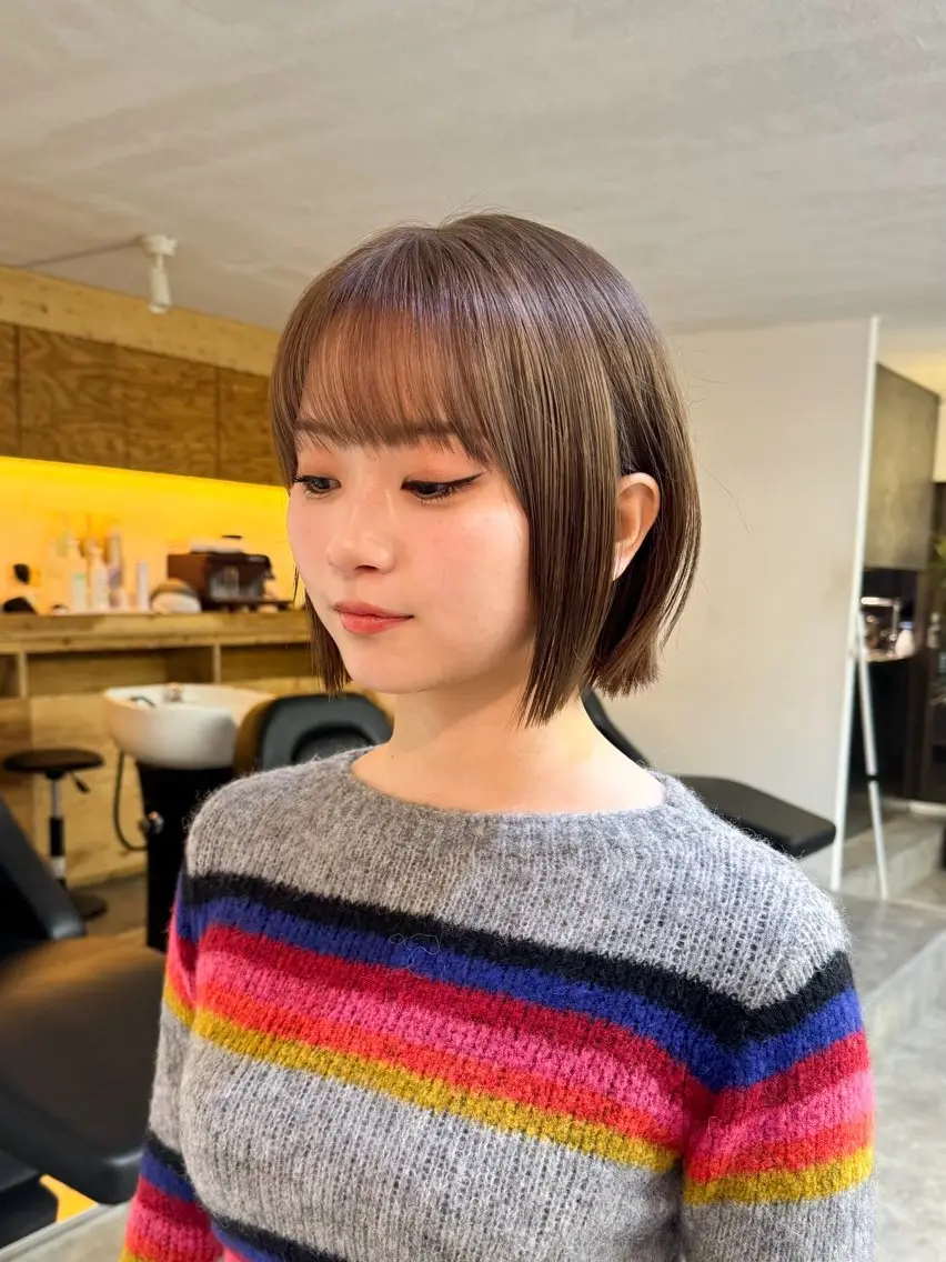 ショート カラー ブリーチ Seeknext // Rukaのヘアスタイル