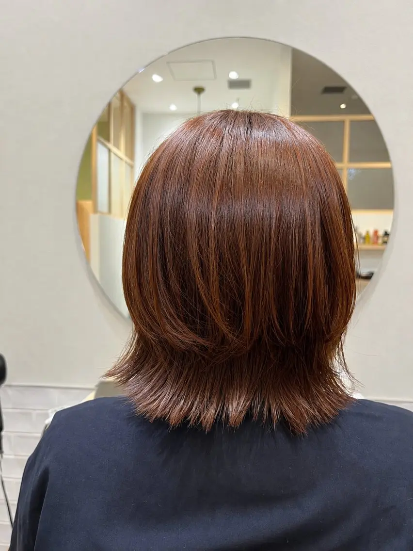 ミディアム レディースカット/ ヒグレアキコのヘアスタイル