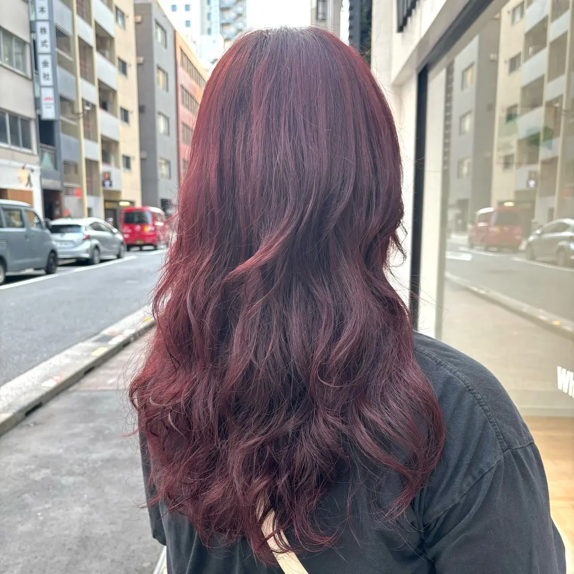 ロング カット ヘアカラー トリートメント 🎀クロスパーマ/ ボブ🎀MOMONAのヘアスタイル