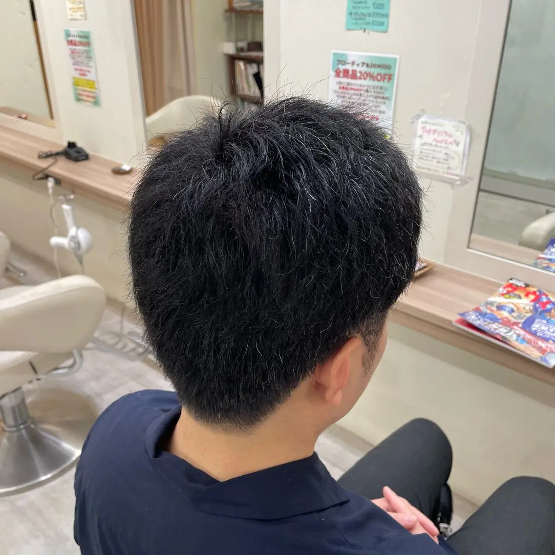 メンズ カット メンズパーマ 朝ラクセット 颯のヘアスタイル