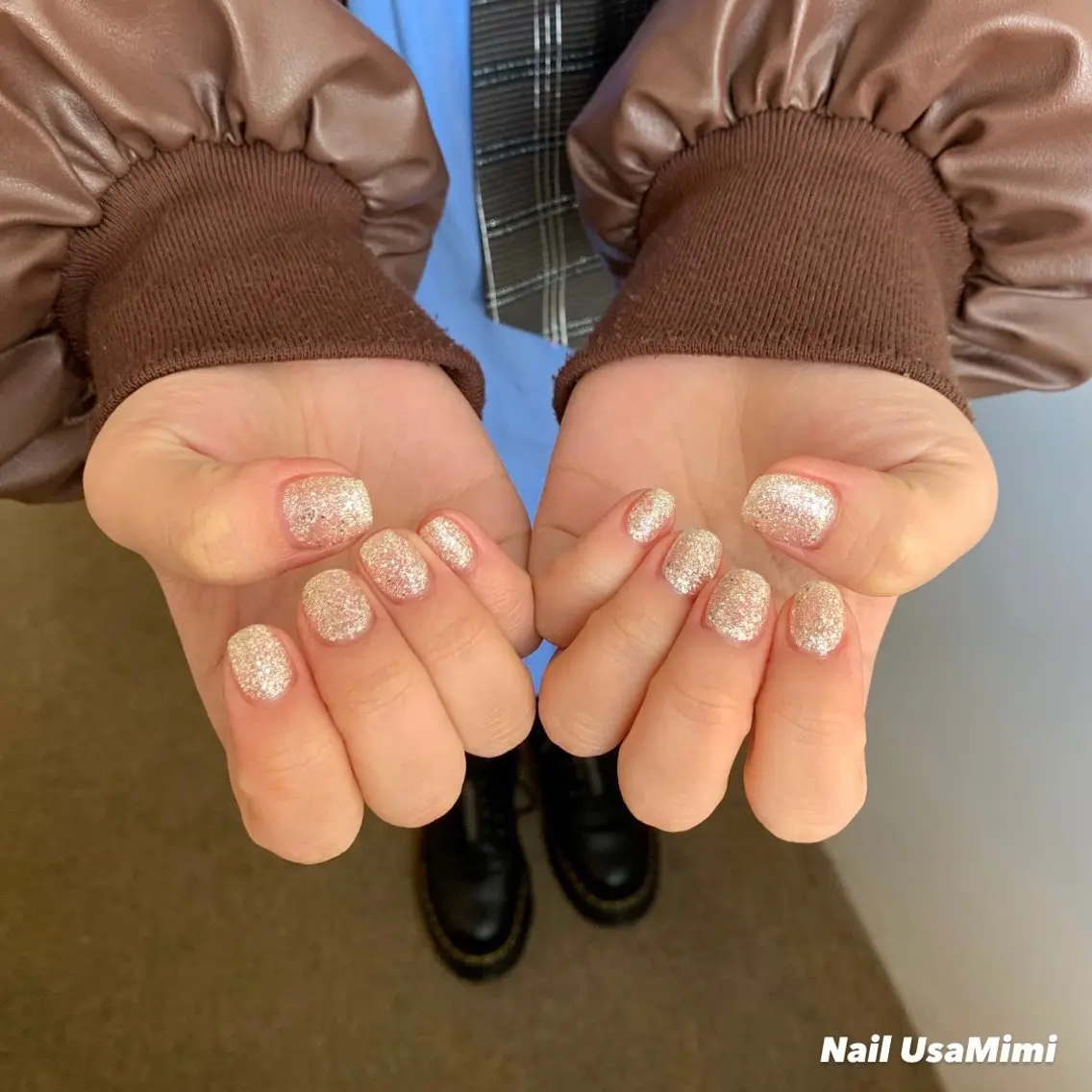 ネイル ジェルネイル キラキラネイル ワンカラーネイル パラジェル シンプルネイル NAIL DOT STUDIO堺筋本町のネイルデザイン