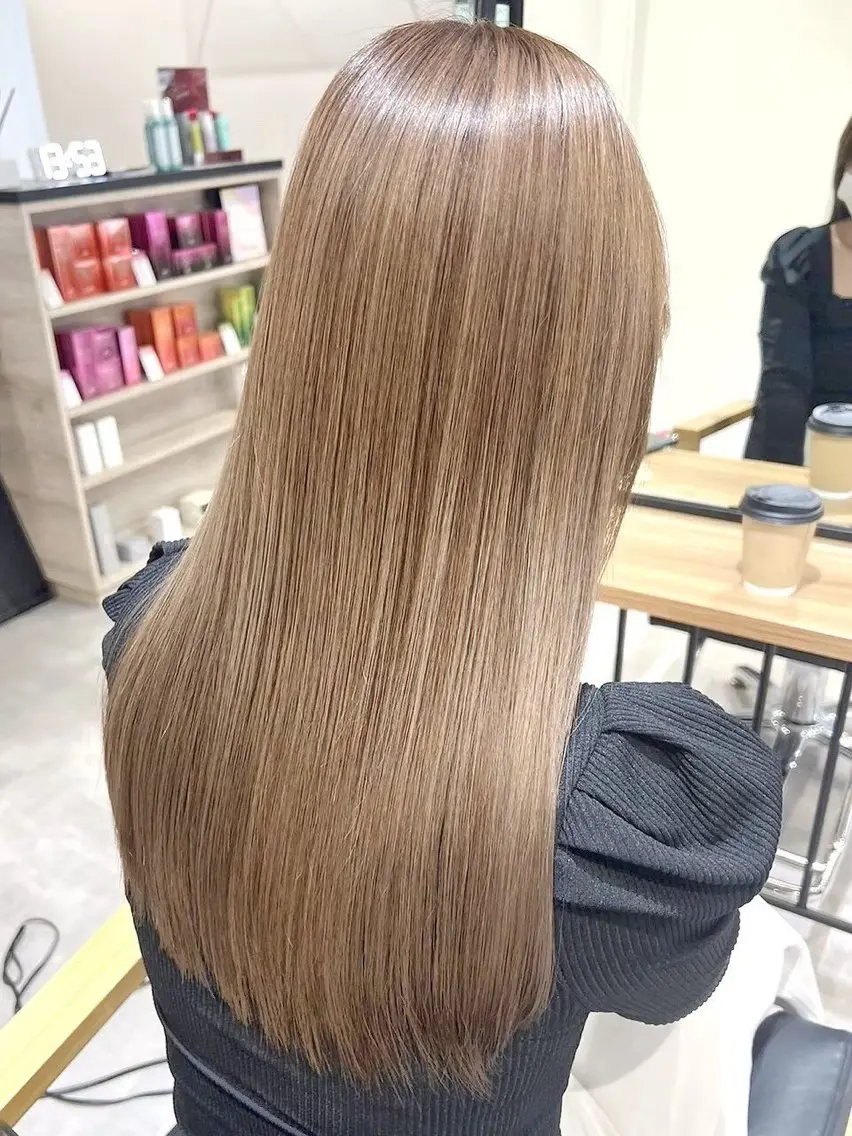 カラー ヘアカラー トリートメント 透明感カラー/ ハイトーン/森 裕斗のヘアスタイル