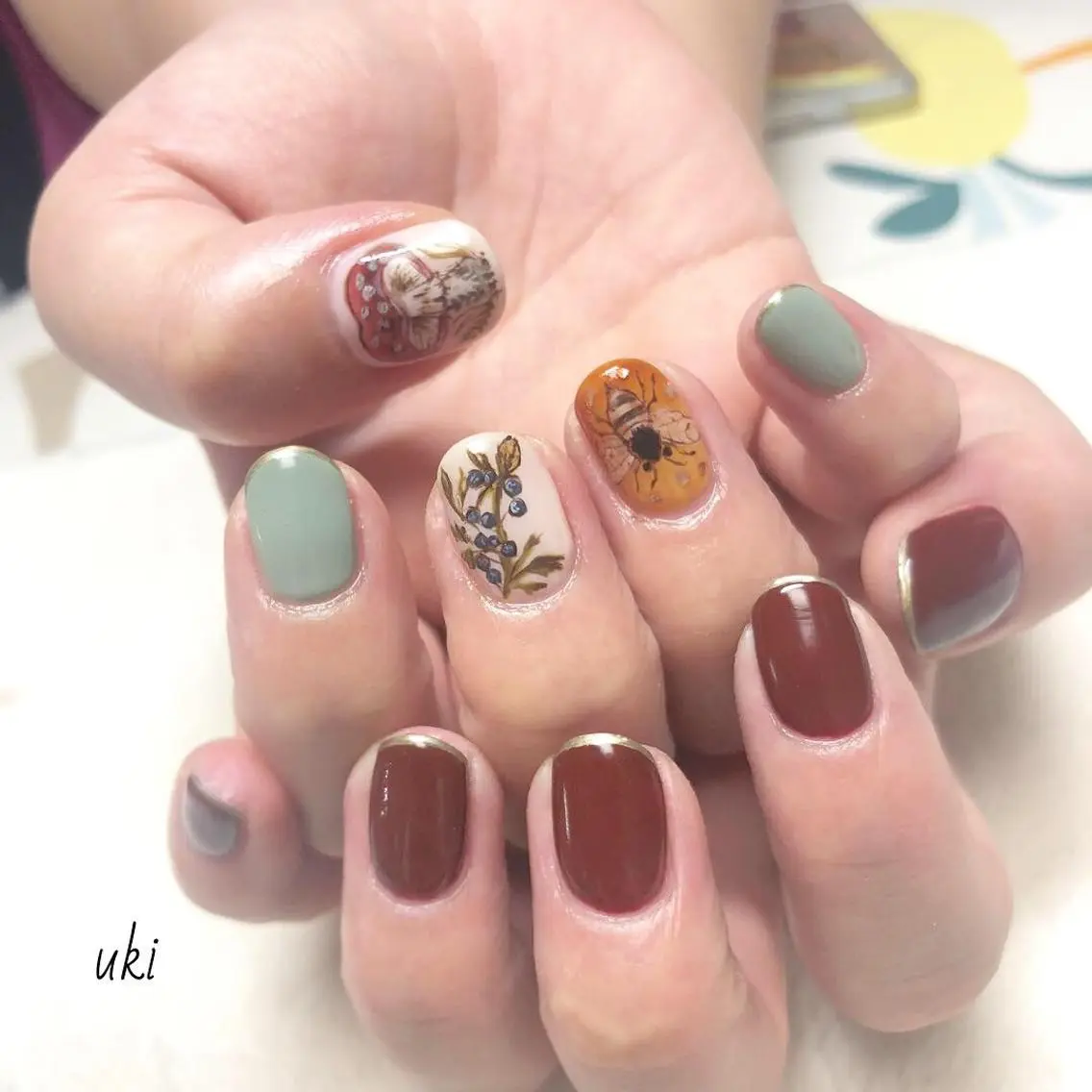 ネイル ハンドネイル Ameri nail /UKIのネイルデザイン