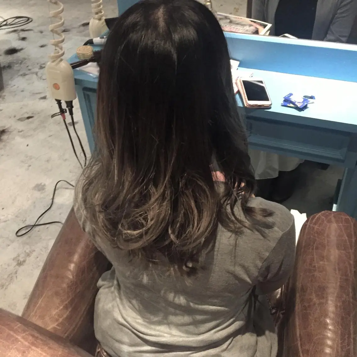 ショート ミディアム セミロング ロング カラー パーマ ヘアアレンジ メンズ グラデーションカラー グレージュ kobayashi $hogoのヘアスタイル