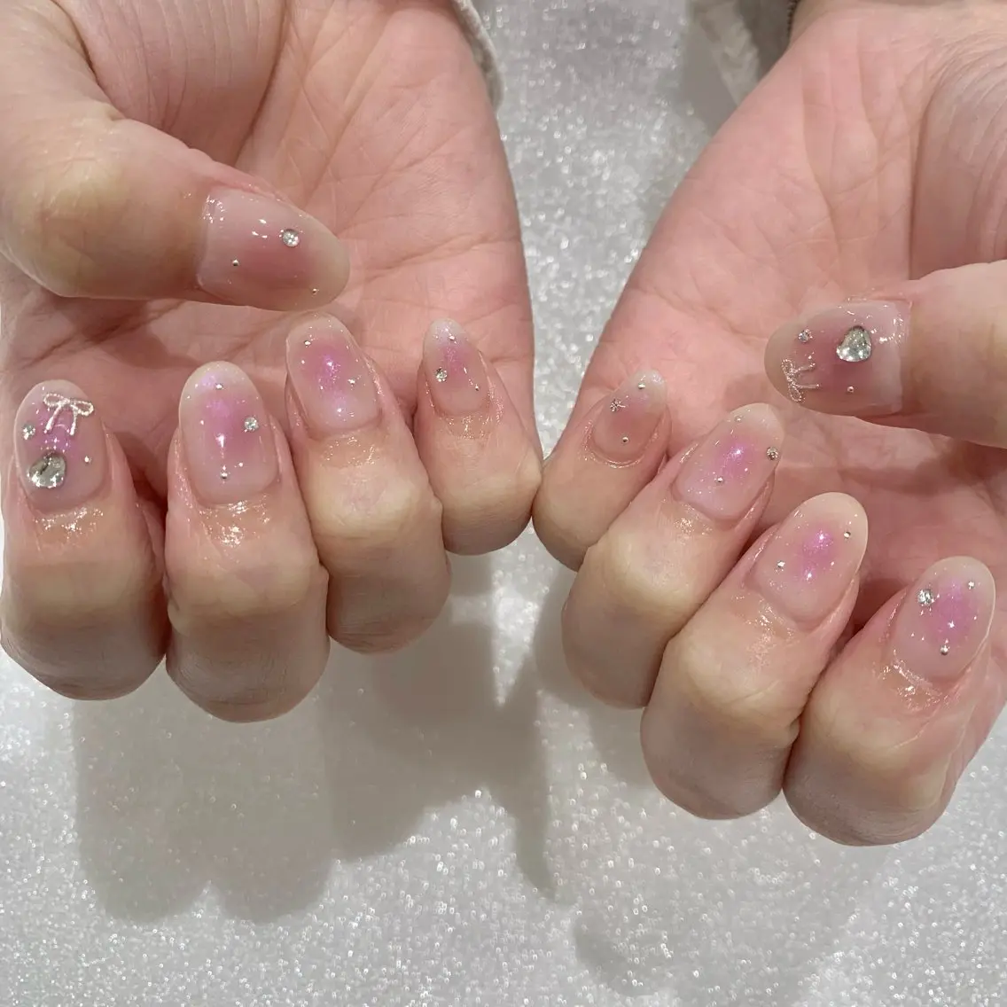 ネイル チークネイル ハンドネイル nailist🍒 ヤマザキのネイルデザイン