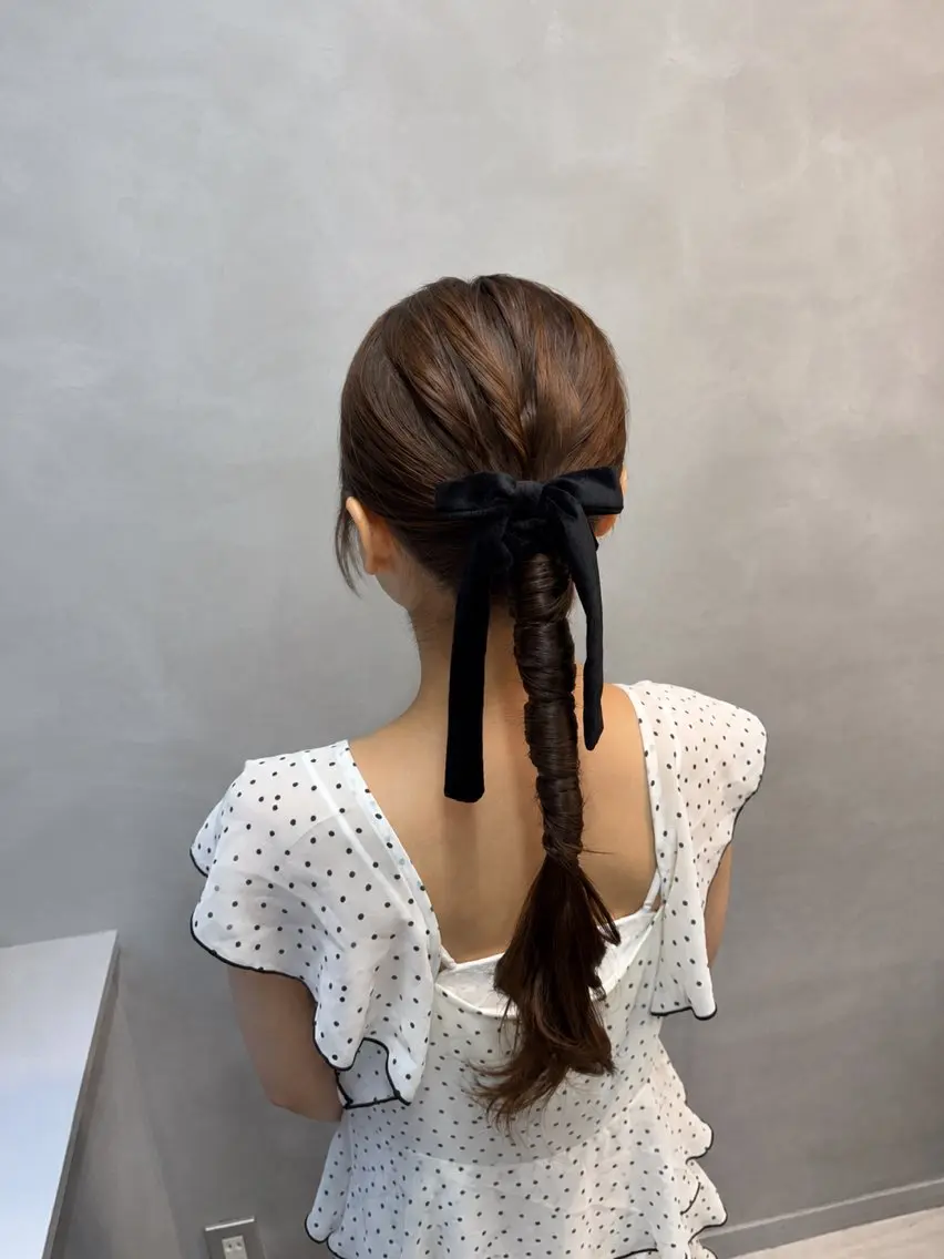 ヘアアレンジ ヘアセット 透明感カラー💎 アレンジ🩰Rimiのヘアスタイル