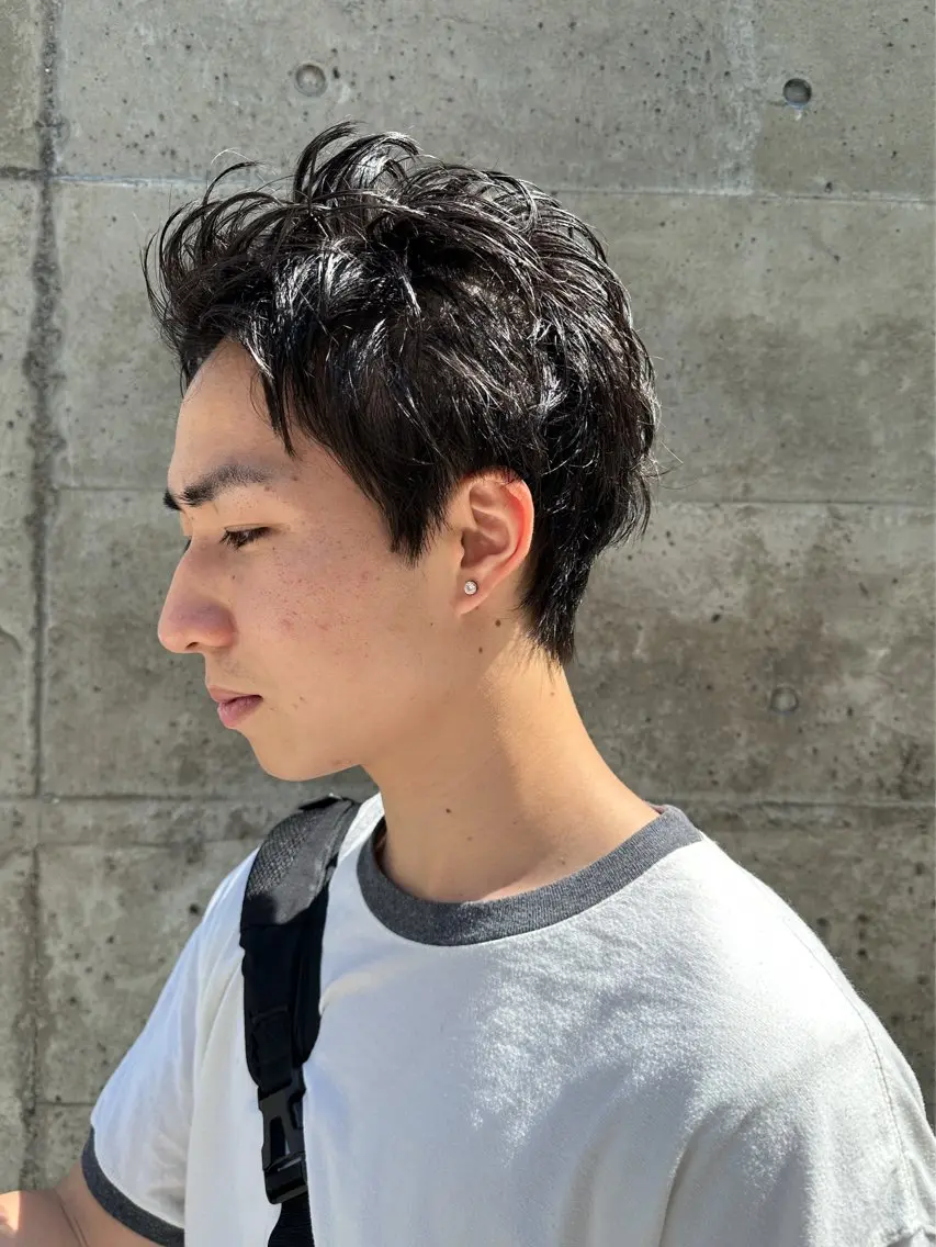 メンズ スパイキーショート ディズニー大好き🏰 関谷彪のヘアスタイル