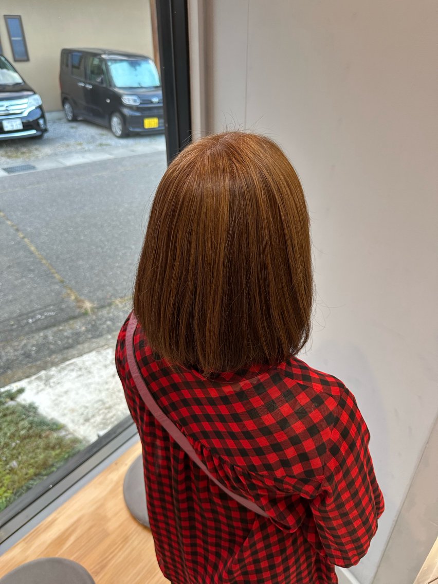 セミロング カラー 大谷 未來のヘアスタイル