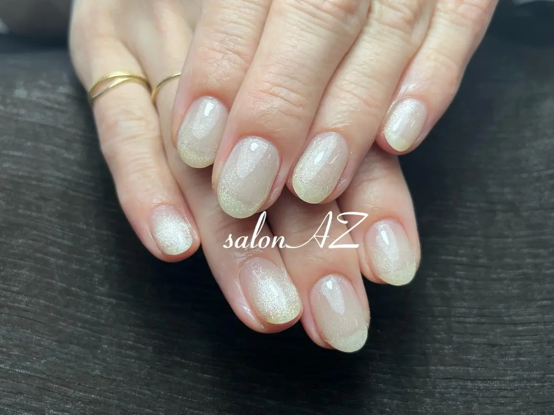 ネイル アートネイル 長さ出し フットネイル フレンチネイル ジェルネイル salon AZのネイルデザイン