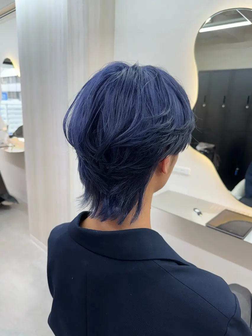 ミディアム 【メンズ特化】池袋 韓国スタイル飯塚のヘアスタイル