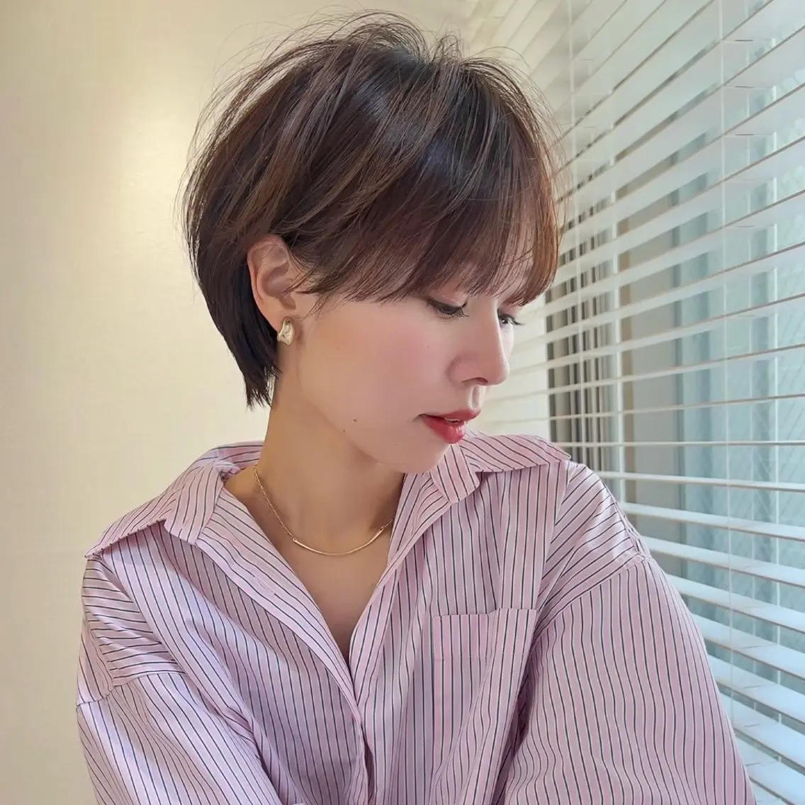 ショート YUI  透明感🌱 艶カラー🍓浦和のヘアスタイル