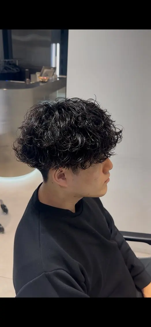 ショート パーマ 似合わせパーマ🔥 河浪  大智のヘアスタイル