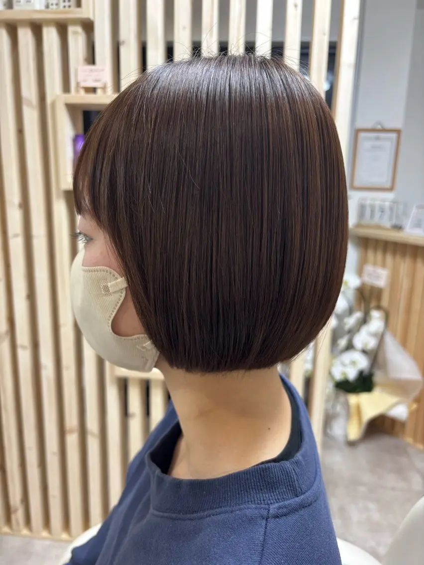 ショート ボブ カット トリートメント akane/大和田 駅/ Garanceのヘアスタイル