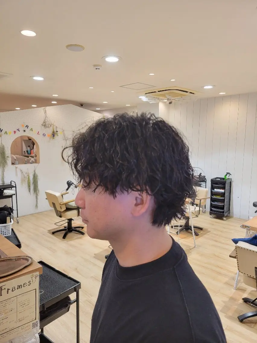 パーマ メンズ メンズパーマ ツイストスパイラルパーマ スパイラルパーマ カット パーマ トリートメント メンズ/ショート /山田譲治✂️のヘアスタイル