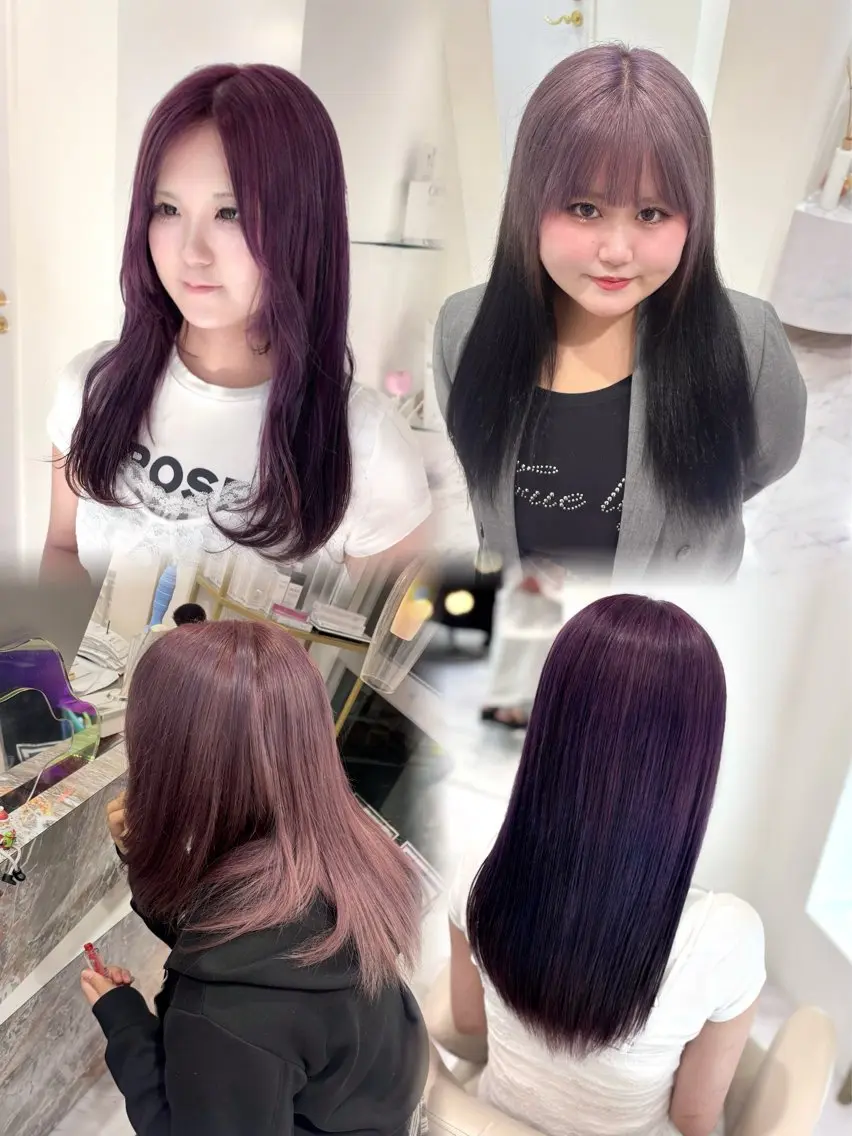 ロング カラー ベージュカラー ブリーチ ブロンド 透明感カラー ラベンダーカラー 🍯Ayu/ハイトー ン/ブリーチ/ヘアメのヘアスタイル