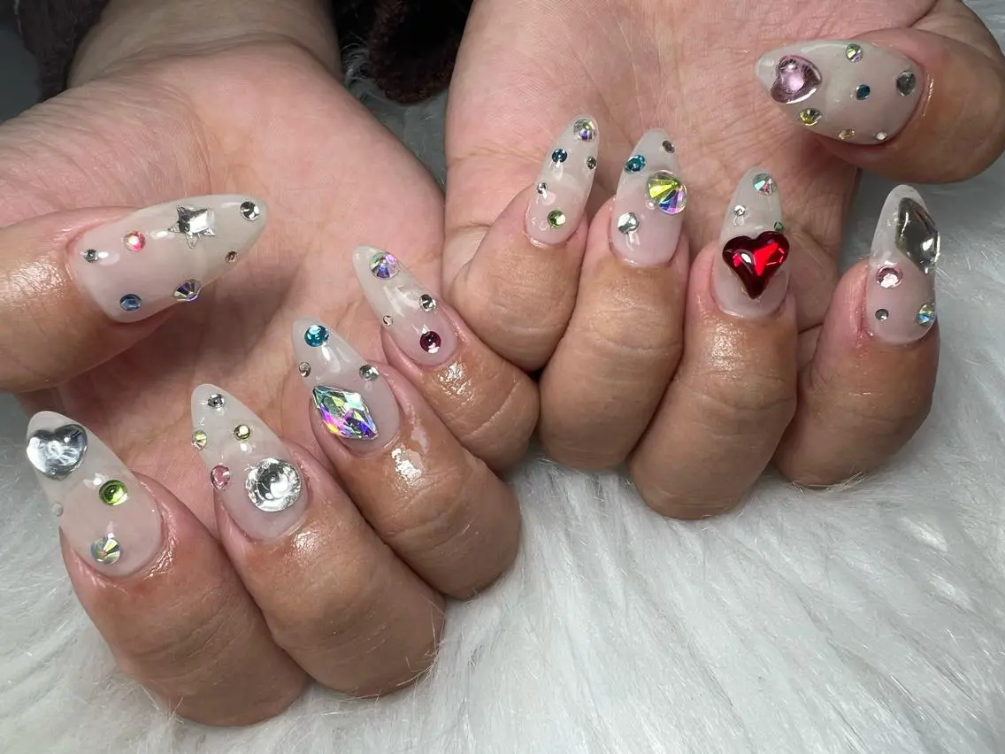 ネイル ハンドネイル Mana‪ ‪·͜· ❤︎‬のネイルデザイン