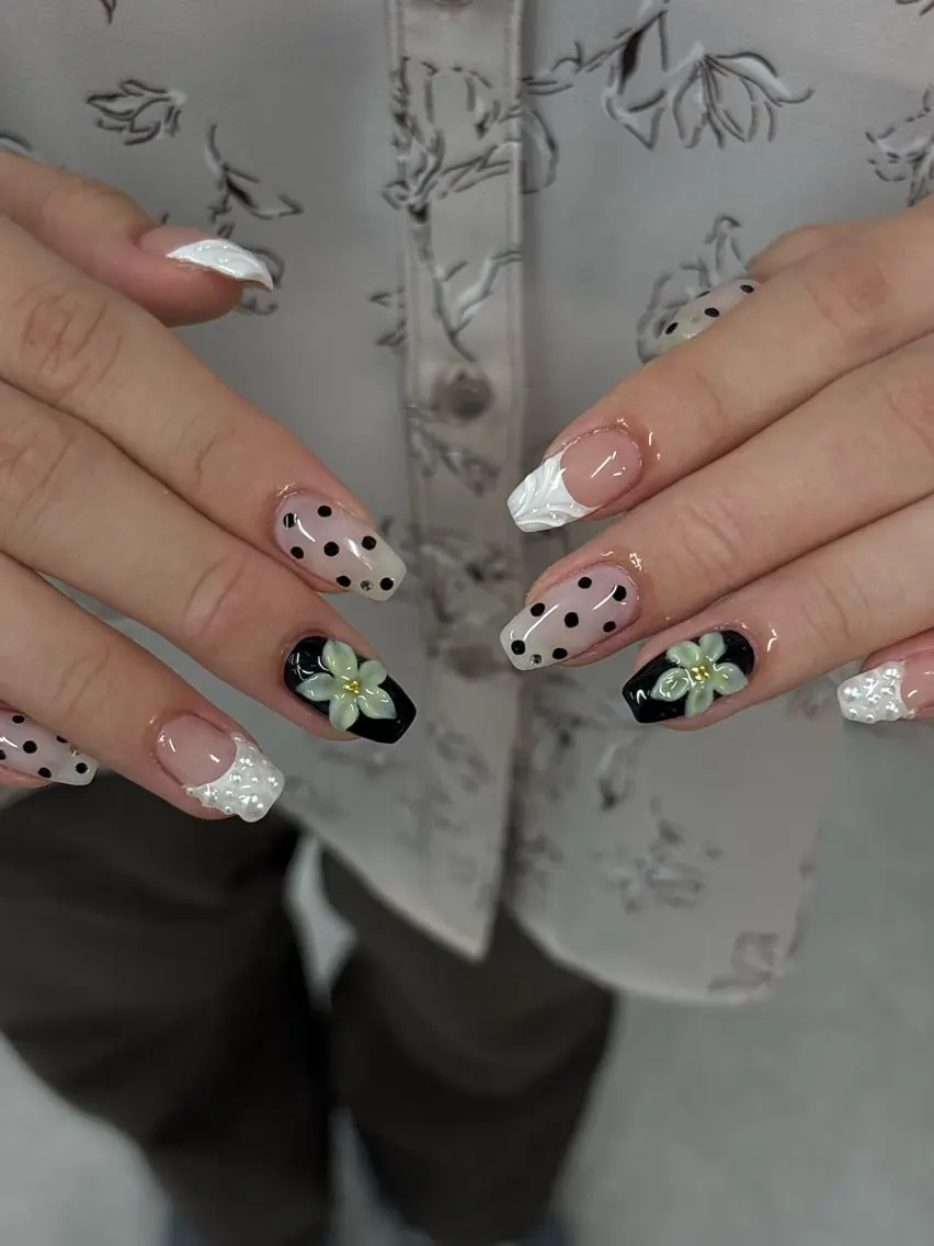 ネイル アートネイル 枚方 Basea nails Minaのネイルデザイン