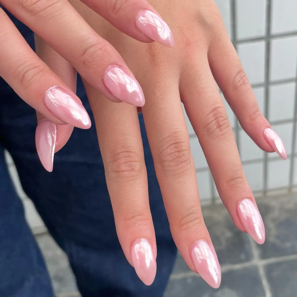 ネイル オーロラネイル ハンドネイル Nail ヌシん家 AKANEのネイルデザイン